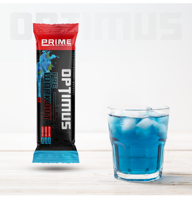 Prime Nutrition Optimus Pre-Workout Blue Raspberry