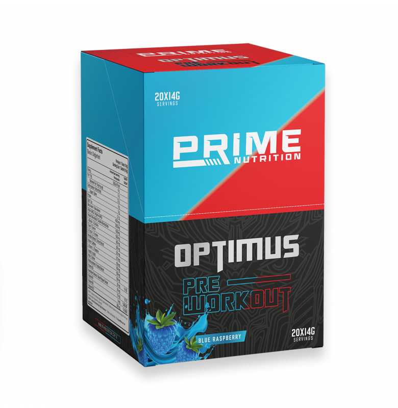 Prime Nutrition Optimus Pre-Workout Blue Raspberry